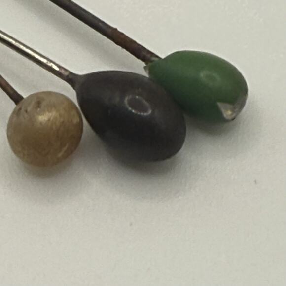 Vintage Stick Pins Lot of Nine Silver Tone 1.5” to 4.5” - Picture 6 of 11